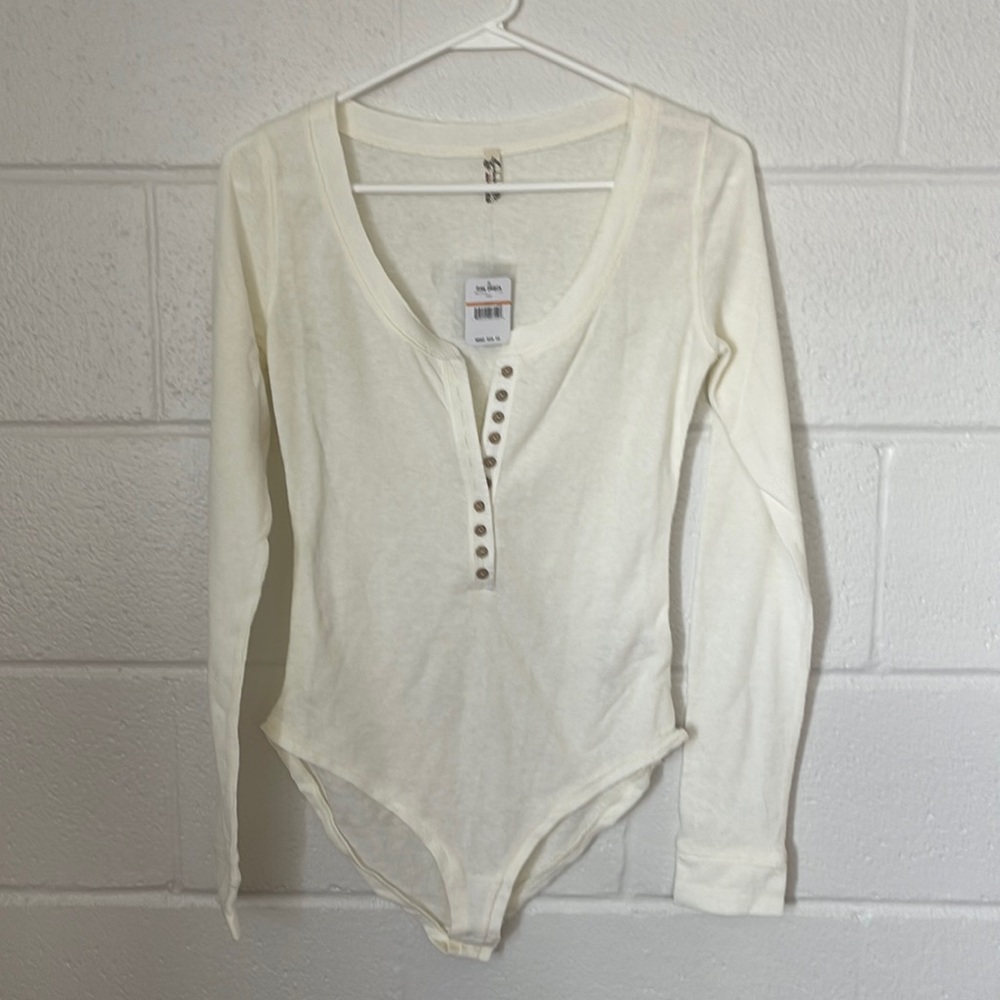 Free People cotton body suit